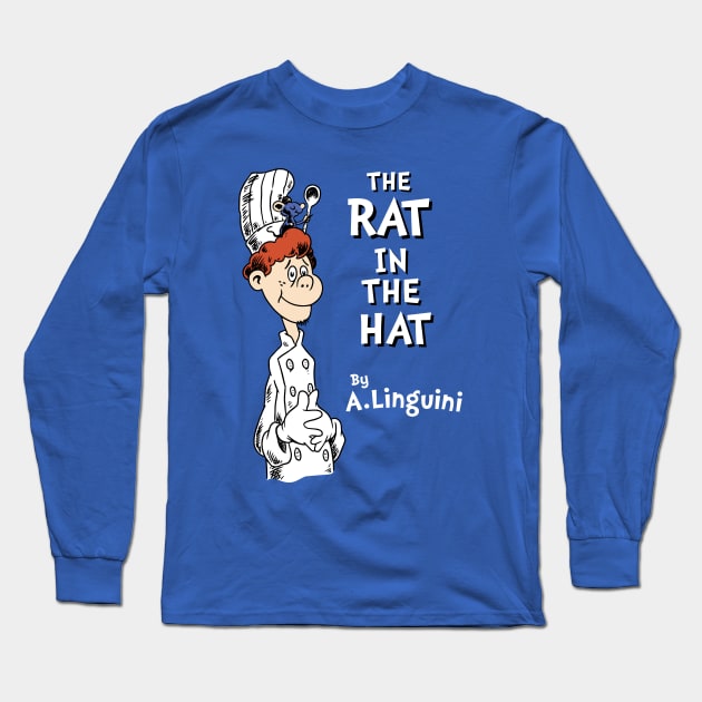 The Rat in the Hat - Cartoon Chef - Linguini Long Sleeve T-Shirt by Nemons